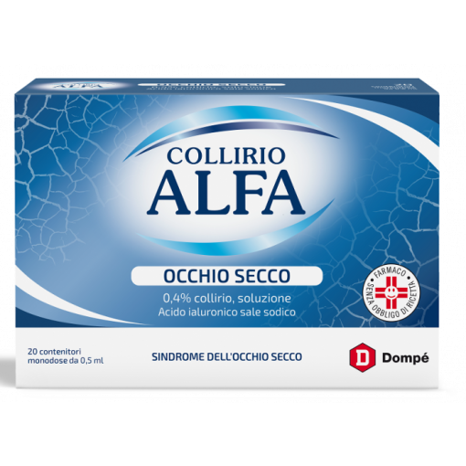Alfa Collirio Occhio Secco Monodoses 20 Flaconi Scad 05/23