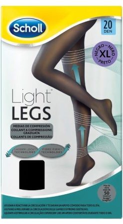 Scholl Light Legs 20 Den Misura Xl Colore Nero