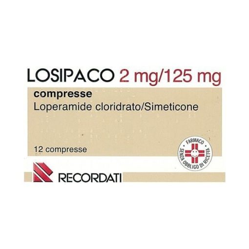 LOSIPACO 2 mg+ 125 mg 12 compresse