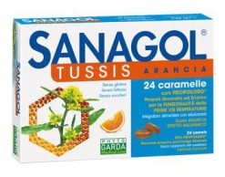 Sanagol Tuss Arancia 24 Caramelle
