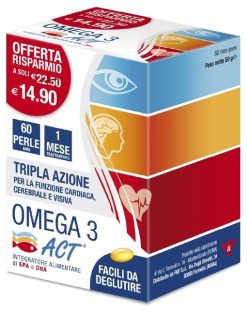 Omega 3 Act 540 Mg 60 Mini Perle