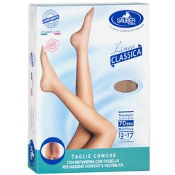 Sauber Collant Classico 70 Den Neutro Beige Tg 3