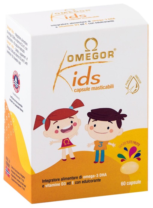 Omegor Kids Tutti Frutti 60 Capsule