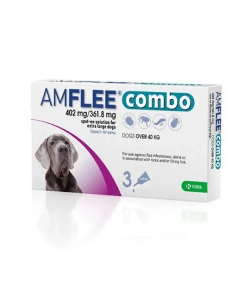 Amflee Combo 3 Pipette Cani Oltre 40 Kg
