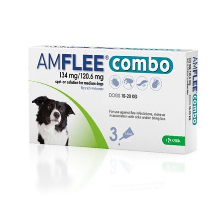 Amflee Combo 3 Pipette Cani 10-20 Kg