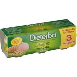 Dieterba Omogeneizzato Prosciutto 3x80 grammi