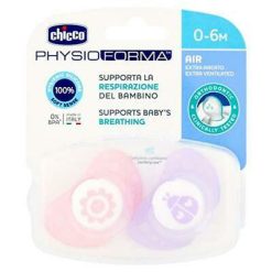 Chicco Succhietto Physio Air 6m Silicone Girl