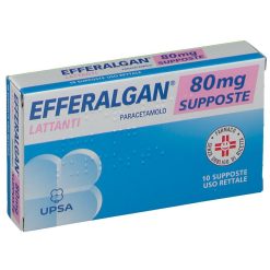 EFFERALGAN 80 mg Lattanti supposte