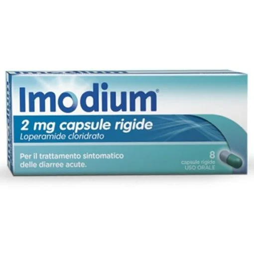 IMODIUM 2 mg 8 capsule