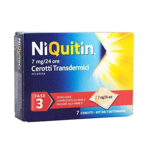 NIQUITIN CQ 7 mg 7 CEROTTI