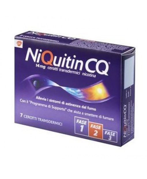 NIQUITIN 14 mg 7 CEROTTI