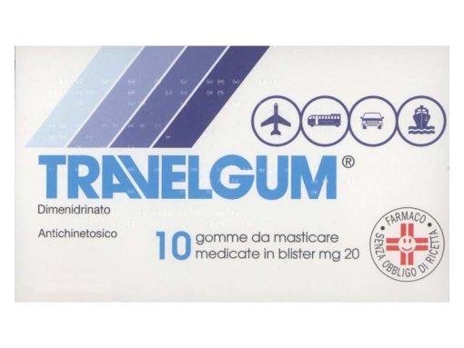 TRAVELGUM 20 mg gomme masticabili GMM