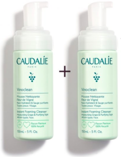 Caudalie Vinoclean Mousse Detergente Duo Pack 150 X 2