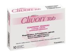 Clivon Tab Compresse Vaginali 10 Pezzi