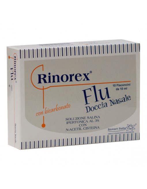 Rinorex Flu Soluzione Salina Ipertonica 10 Flaconi