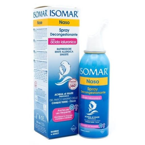 Isomar Spray Decongestionante Con Acido Ialuronico 100 ml