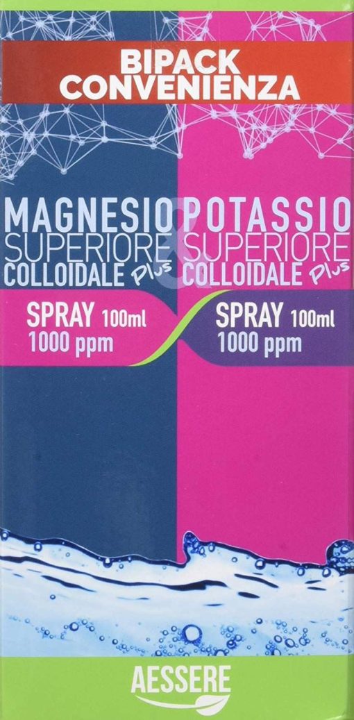 Magnesio Colloidale Plus + Potassio Colloidale Plus Bipack Spray