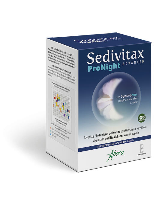 Sedivitax Pronight Advanced 20 Bustine - Prezzo In Offerta