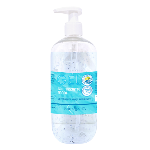 Erba Vita Gel Igienizzante Alcool 70% Flacone 500 ml