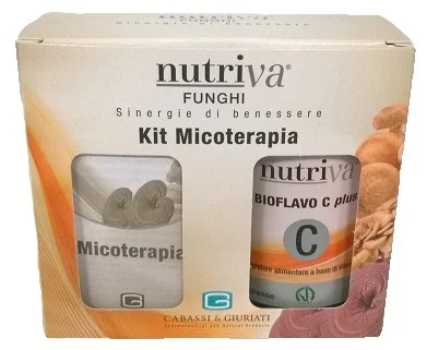 Nutriva Kit Micoterapia Shiitake+Bioflavo C Plus