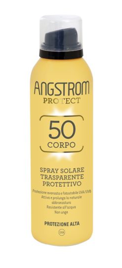 Angstrom Protect 50 Spray Solare Trasparente Protettivo Corpo 150 ml