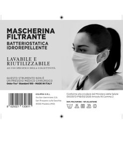 Mascherina Lavabile Idrorepellente Batteriostatica