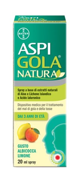 Aspi Gola Natura Gusto Albicocca Limone Spray 20 ml