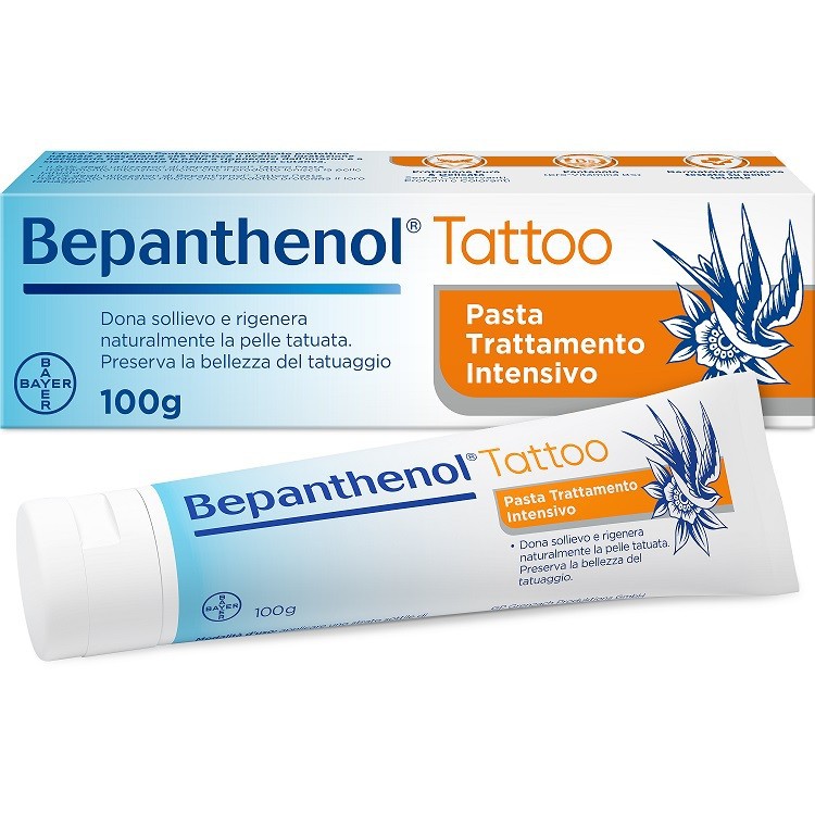 Bepanthenol Tattoo Pasta Trattamento Intensivo 100 grammi - Bepanthenol Tattoo Pasta Trattamento Intensivo 100 grammi
