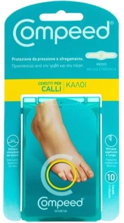 Compeed Cerotti Per Calli Misura Media 10 Pezzi