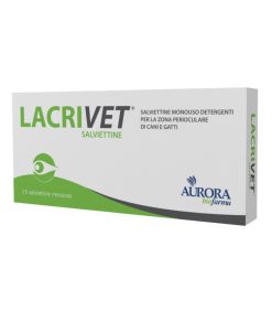 Lacrivet Salviettine Detergenti Perioculari Per Cani E Gatti