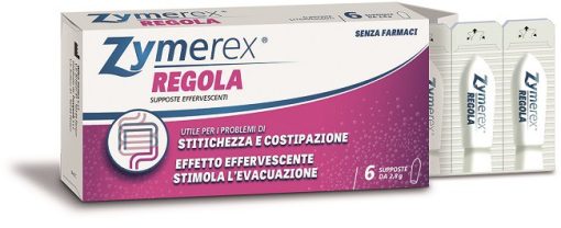 Zymerex Regola 6 Supposte Effervescenti