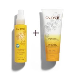 Caudalie Trousse Duo Solare 2021 Ed. Limitata Spray Solare Spf-50 75 ml + Latte Doposole 75 ml