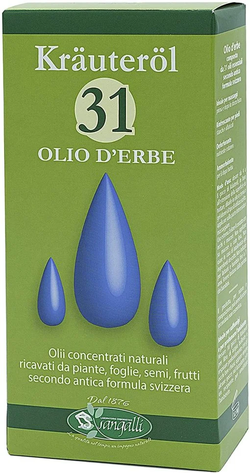 Olio Kräuteröl alle 110 erbe per la cura del corpo dalla testa ai piedi