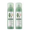 Klorane Shampoo Secco Ortica Capelli Scuri Duo Pack 2x150 ml