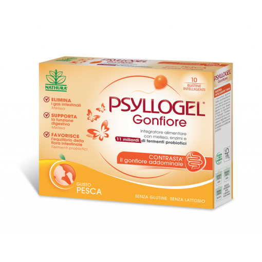 Psyllogel Gonfiore Pesca 10 Bustine