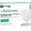 Ffp2 +Forti Ivision Health Colore Bianco Made In Italy 5 Mascherine