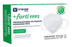Ffp2 +Forti Ivision Health Colore Bianco Made In Italy 5 Mascherine