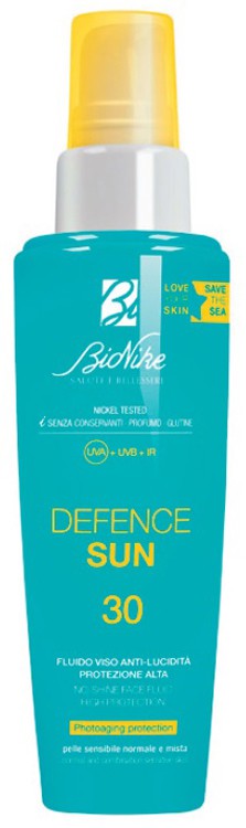 Defence Sun 30 Fluido Viso Anti-Lucidità 50 ml