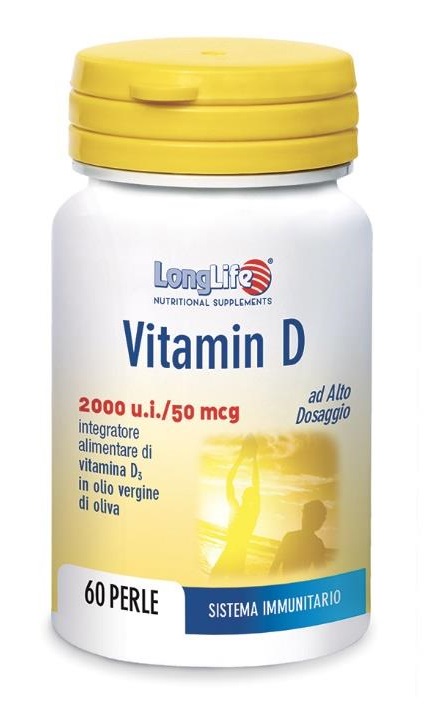 Longlife Vitamin D 2000UI 60 perle - 4069256