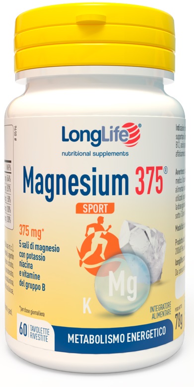 Longlife Magnesium 375 Sport 60 Tavolette - 4141530