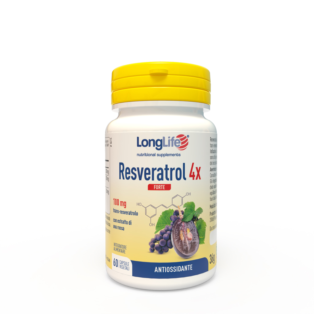 Longlife Resveratrol 4x Forte 100mg 60 capsule - 6082975