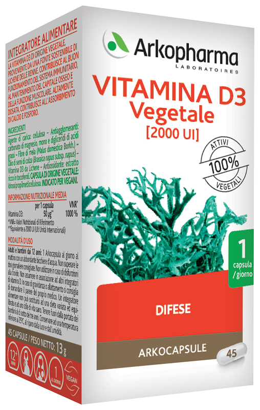 Arkocapsule Vitamina D3 Vegetale 45 capsule - 4067197