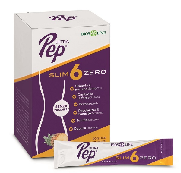 Ultra Pep Slim 6 Zero Ananas 20 Stick - 11752160