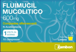 Fluimucil Mucolitico 600 mg 10 compresse effervescenti