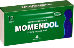 Momendol 220 mg 12 capsule molli