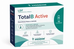 LDF TotalB Active Integratore con Vitamina B12, Niacina, Zinco e Fosfoserina 10 Flaconcini