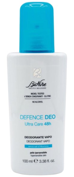 BioNike Defence Deo Ultra Care 48h Deodorante Vapo Senza Sali di Alluminio 100 ml