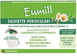 Eumill Salviette Igiene Perioculare 20 pezzi