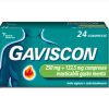 Gaviscon 250 mg+133,5 mg 24 compresse masticabili menta