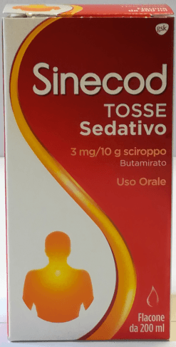 Sinecod TOSSE Sedativo 1 Flacone 200 ml 3 mg/10 g Sciroppo